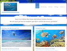 Tablet Screenshot of infiniteblueocean.com